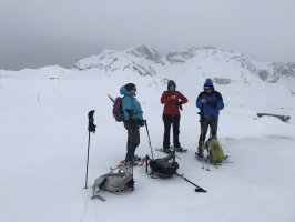 Schneeschuhläufer auf der Eregg (Gumm)