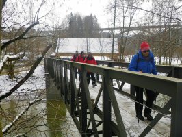 Billenbergsteg und Fürstenlandbrücke