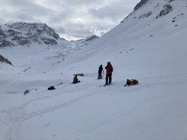 Tag 1: im Val d' Agnel in Richtung Piz Campagnung
