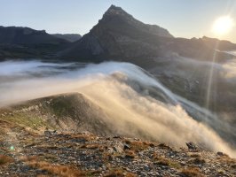 Nebelwelle ins Val Frisal